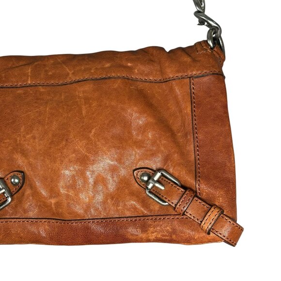 Vintage Y2K Juicy Couture brown Leather Bag with Heavy Chain Strap - Picture 6 of 16